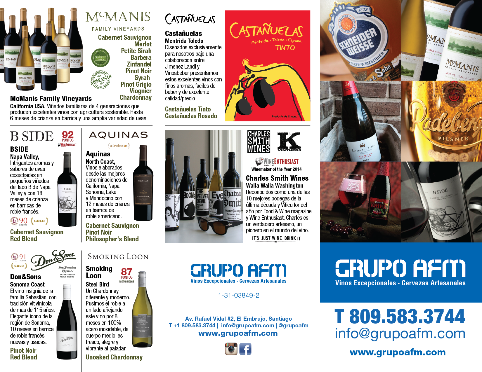 Somos Grupo AFM, empresa familiar que se dedica a la importación y distribución de de vinos, cervezas y materia prima para hacer cerveza en la República Dominicana, especializados en productos artesanales y de alta calidad.